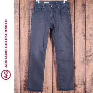 32x32 Tailored Leg Graduate Gunmetal Stretch Trouser Excellent Condition